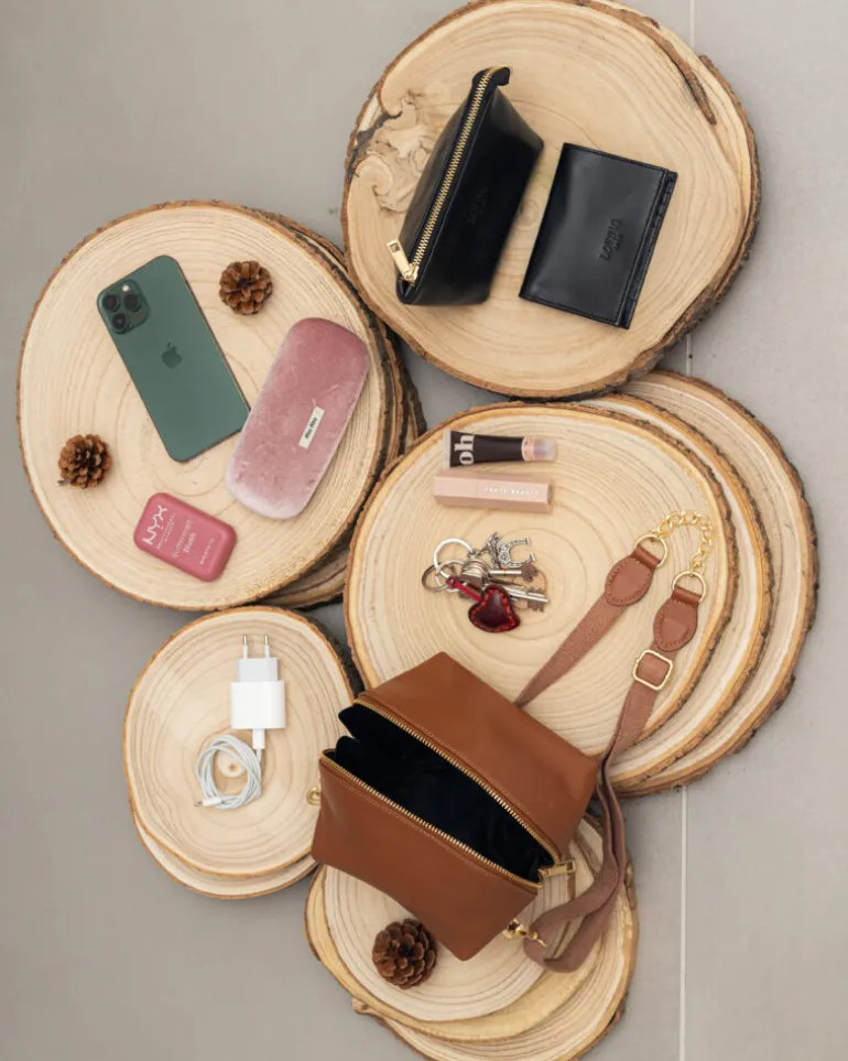 Borsa in pelle ALMA cuoio – LOVING BAGS