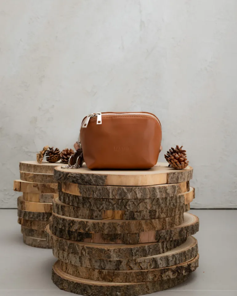 Borsa in pelle ALMA cuoio – LOVING BAGS