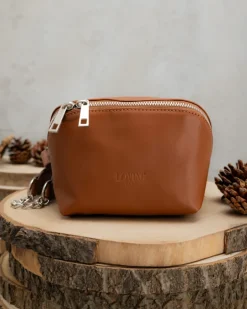 Borsa in pelle ALMA cuoio – LOVING BAGS