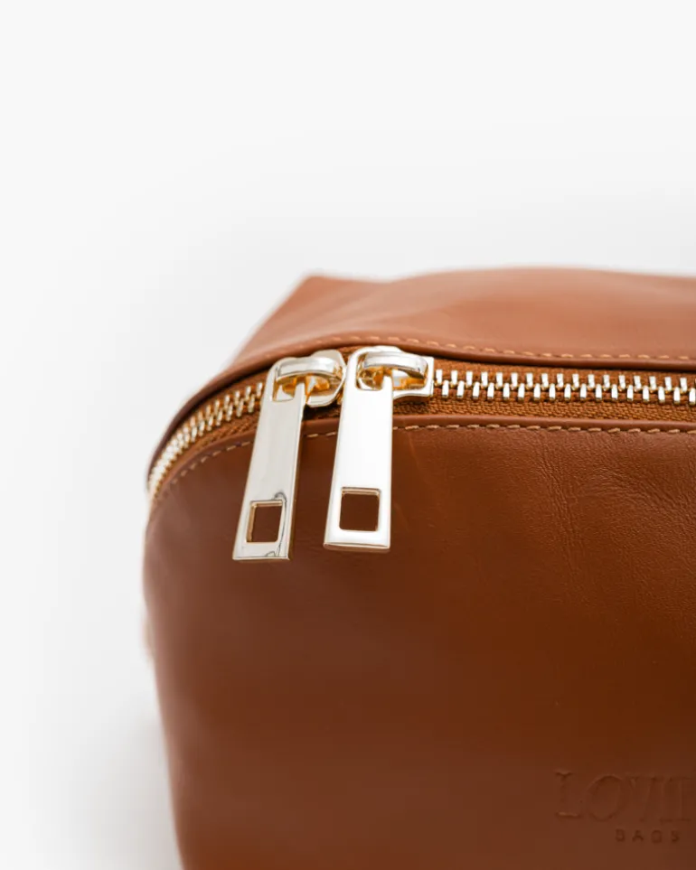 Borsa in pelle ALMA cuoio – LOVING BAGS