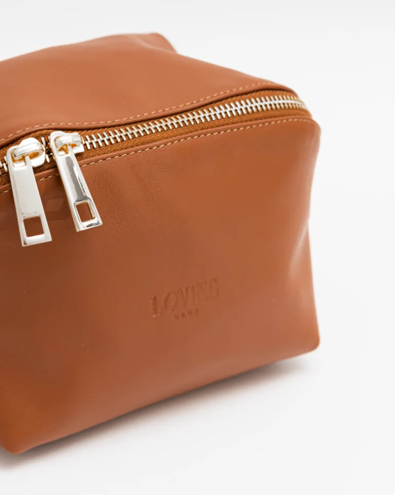 Borsa in pelle ALMA cuoio – LOVING BAGS