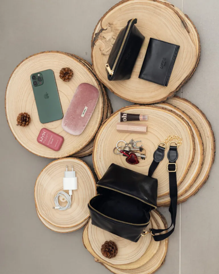Borsa in pelle ALMA nera – LOVING BAGS