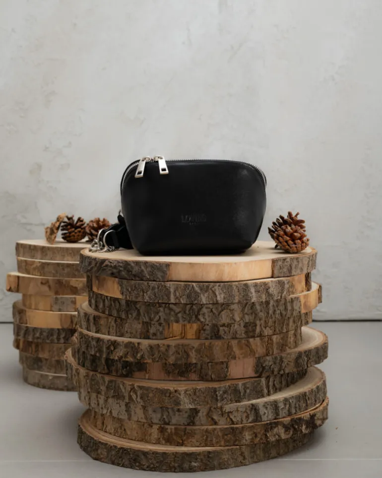 Borsa in pelle ALMA nera – LOVING BAGS