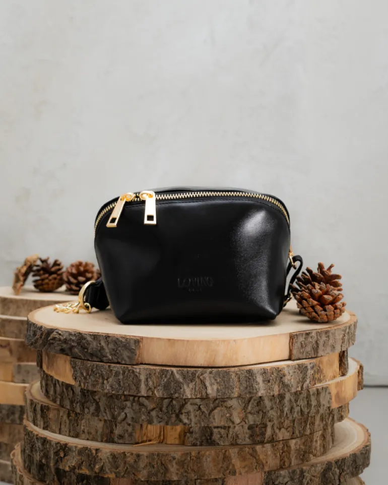 Borsa in pelle ALMA nera – LOVING BAGS