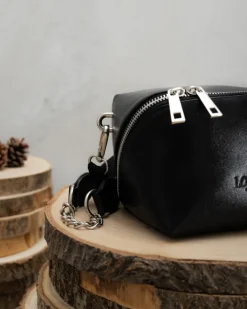 Borsa in pelle ALMA nera – LOVING BAGS