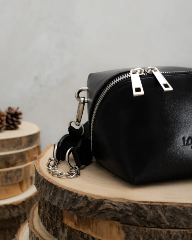 Borsa in pelle ALMA nera – LOVING BAGS