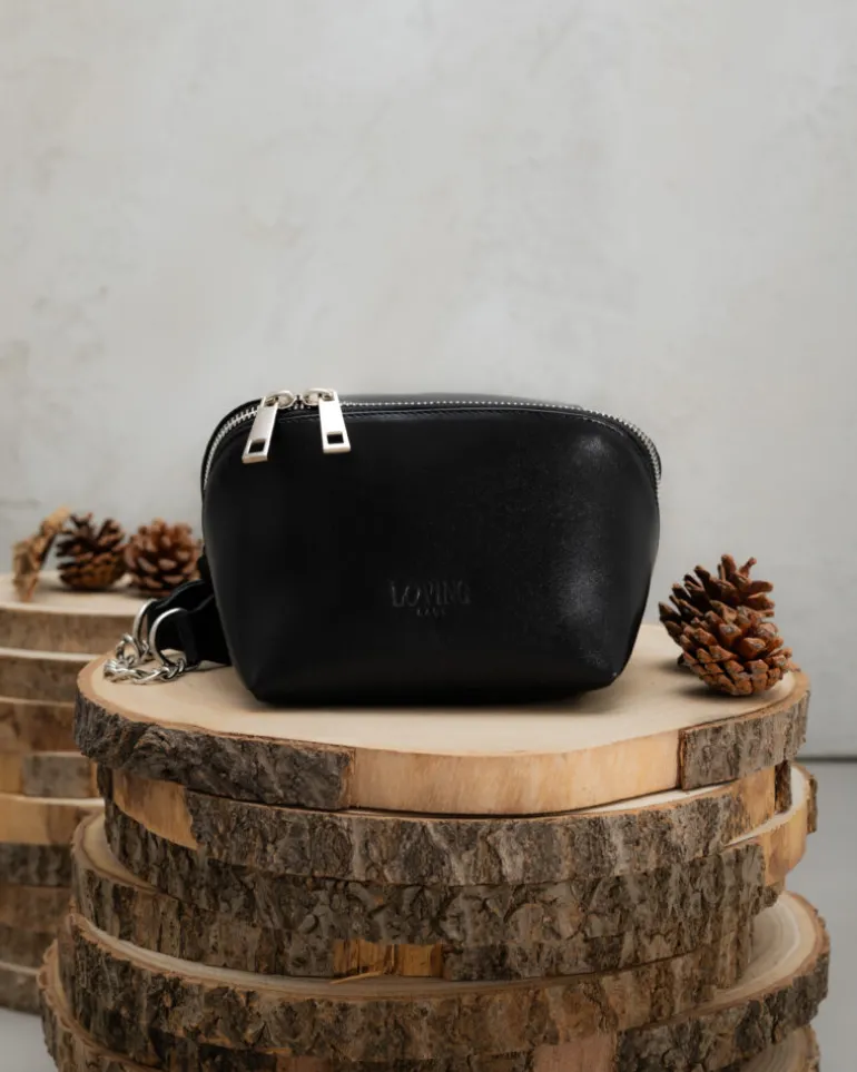Borsa in pelle ALMA nera – LOVING BAGS