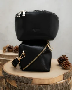 Borsa in pelle ALMA nera – LOVING BAGS