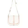 Borsa in pelle AMBRA canvas rosa – LOVINGBAGS