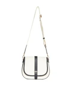 Borsa in pelle AMBRA canvas nera – LOVINGBAGS