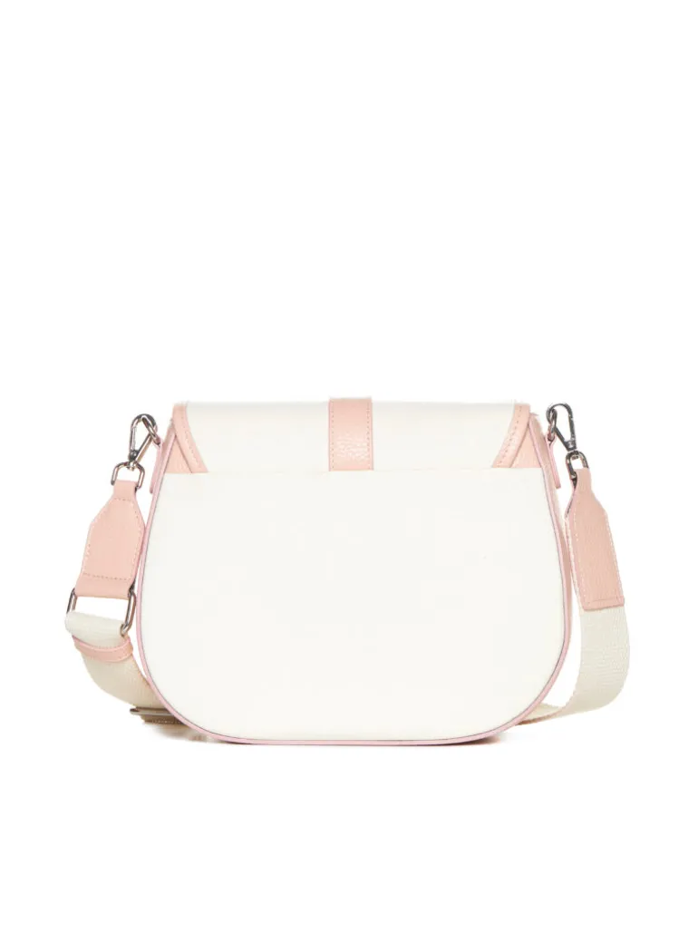 Borsa in pelle AMBRA canvas rosa – LOVINGBAGS