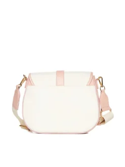 Borsa in pelle AMBRA canvas rosa – LOVINGBAGS