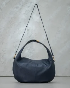 Borsa in pelle AMINA blu – LOVING BAGS