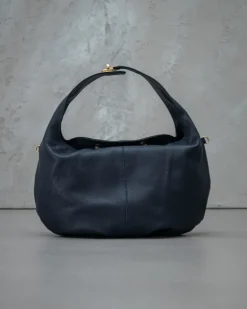 Borsa in pelle AMINA blu – LOVING BAGS