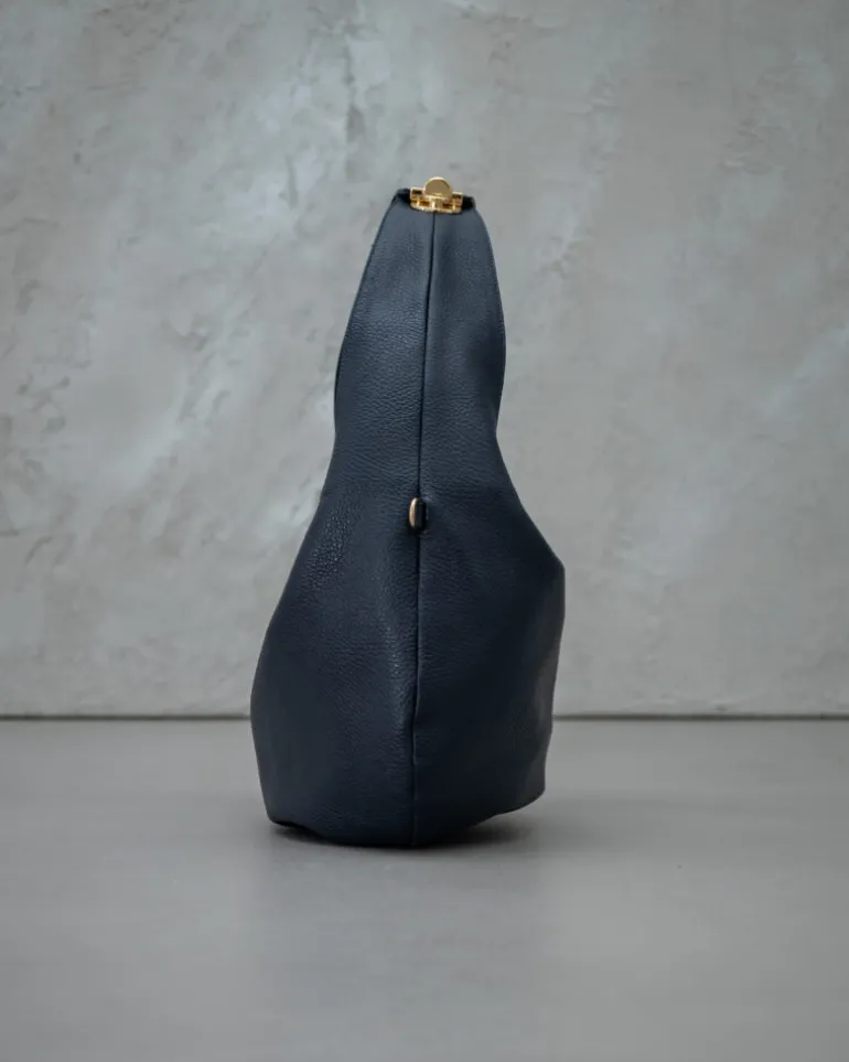 Borsa in pelle AMINA blu – LOVING BAGS