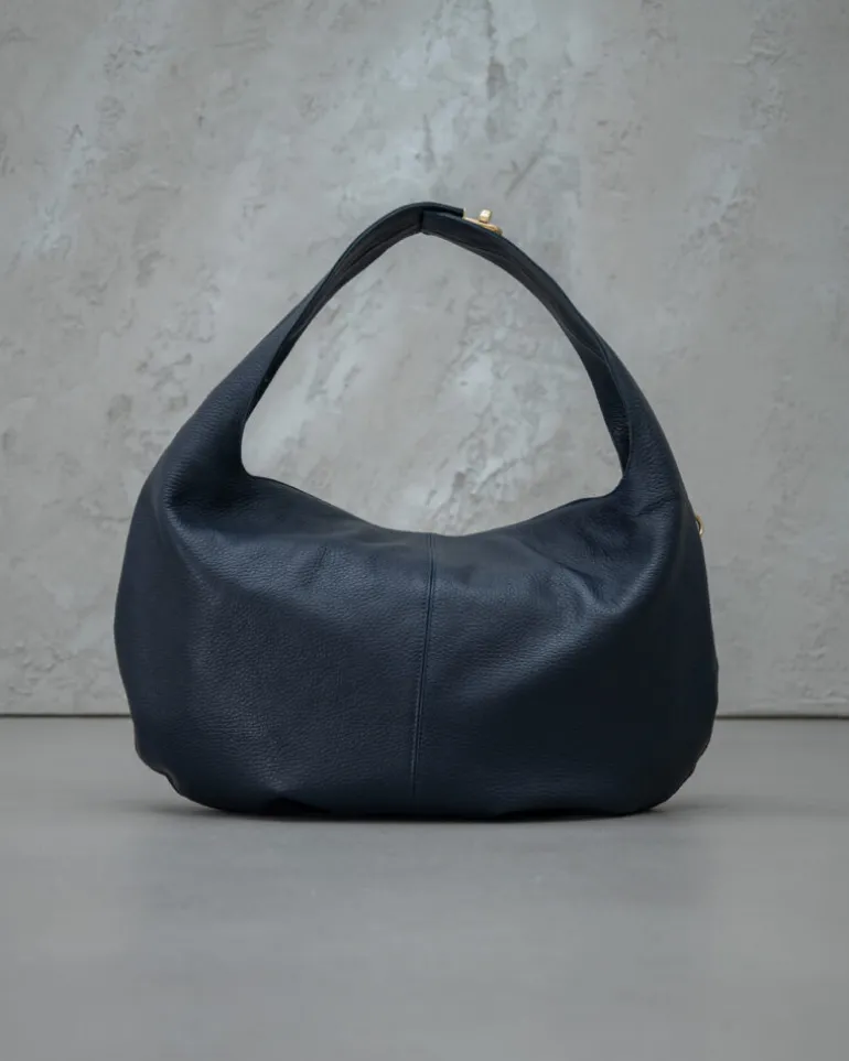 Borsa in pelle AMINA blu – LOVING BAGS