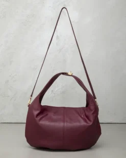 Borsa in pelle AMINA Bordeaux – LOVING BAGS