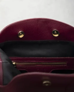 Borsa in pelle AMINA Bordeaux – LOVING BAGS