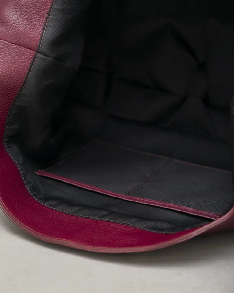 Borsa in pelle AMINA Bordeaux – LOVING BAGS