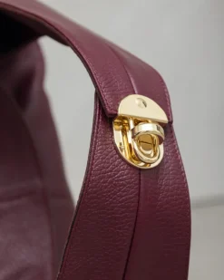 Borsa in pelle AMINA Bordeaux – LOVING BAGS