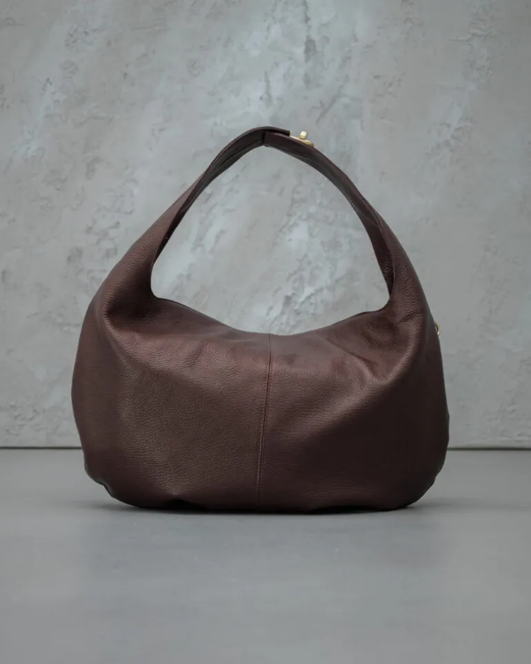 Borsa in pelle AMINA Marrone – LOVING BAGS