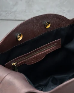 Borsa in pelle AMINA Marrone – LOVING BAGS