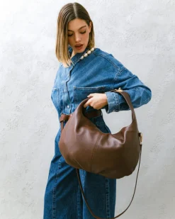 Borsa in pelle AMINA Marrone – LOVING BAGS