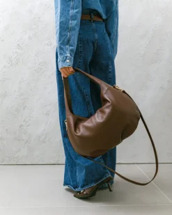 Borsa in pelle AMINA Marrone – LOVING BAGS