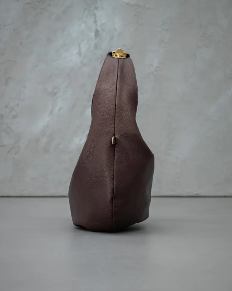 Borsa in pelle AMINA Marrone – LOVING BAGS