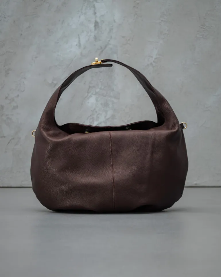Borsa in pelle AMINA Marrone – LOVING BAGS