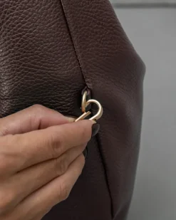 Borsa in pelle AMINA Marrone – LOVING BAGS