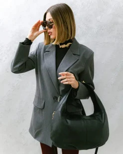 Borsa in pelle AMINA nera – LOVING BAGS
