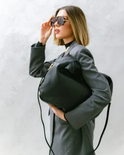 Borsa in pelle AMINA nera – LOVING BAGS
