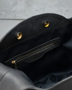 Borsa in pelle AMINA nera – LOVING BAGS