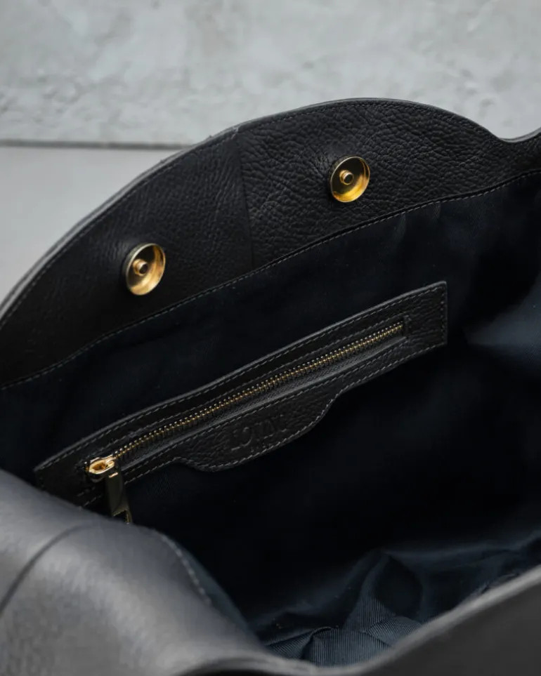Borsa in pelle AMINA nera – LOVING BAGS