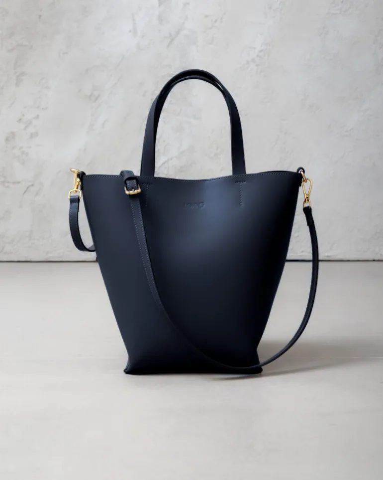 Borsa in pelle ATENA blu – LOVING BAGS