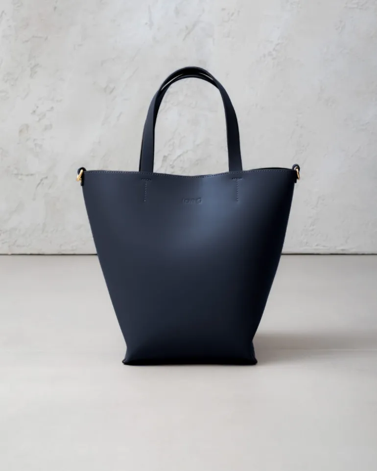 Borsa in pelle ATENA blu – LOVING BAGS