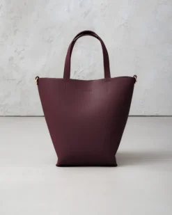 Borsa in pelle ATENA Borgogna – LOVING BAGS