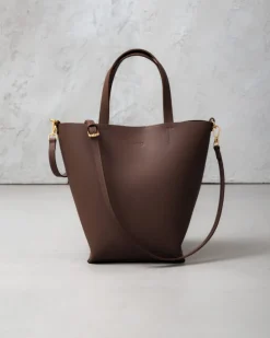 Borsa in pelle ATENA Marrone – LOVING BAGS
