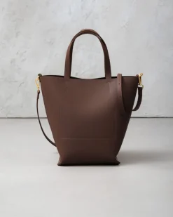 Borsa in pelle ATENA Marrone – LOVING BAGS