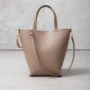 Borsa in pelle ATENA Taupe – LOVING BAGS