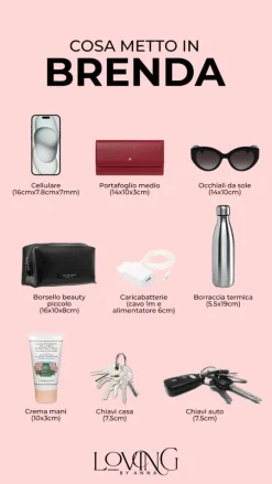 Borsa in pelle BRENDA nera – LOVING BAGS