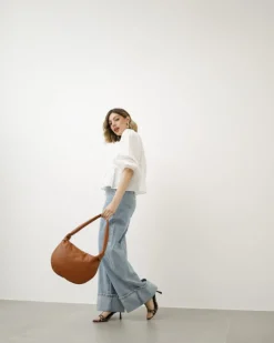 Borsa in pelle Cloe CUOIO – LOVING BAGS