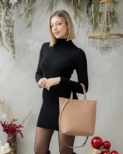Borsa in pelle Elizabeth NUDE – LOVING BAGS