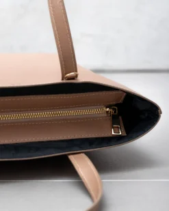 Borsa in pelle Elizabeth NUDE – LOVING BAGS