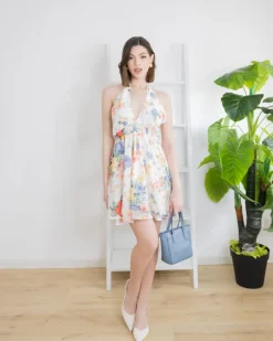 Borsa in pelle EVA azzurra – LOVING BAGS