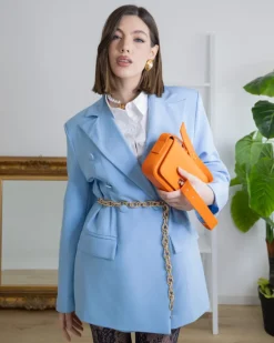 Borsa in pelle FRIDA arancio – LOVING BAGS