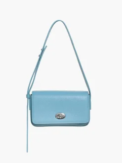 Borsa in pelle FRIDA azzurra – LOVING BAGS