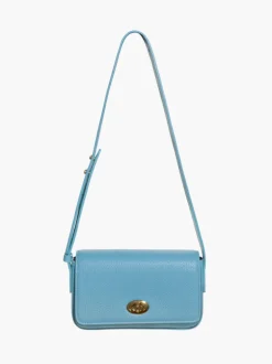 Borsa in pelle FRIDA azzurra – LOVING BAGS