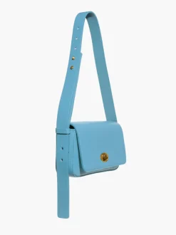 Borsa in pelle FRIDA azzurra – LOVING BAGS